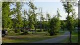 A view of the grounds from the porch.